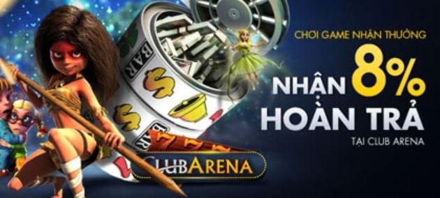 Nhận thưởng KUBET khi chơi 3D Slot Club Arena
