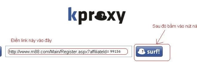 Cách vào KUBET bằng Kproxy