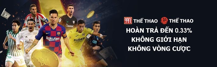 Hoàn trả không giới hạn tại M Thể thao và SABA Thể thao